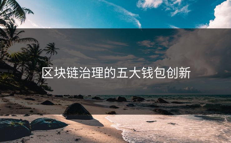 区块链治理的五大钱包创新